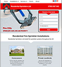 Residential Fire Sprinkler Installations - mobile responsive website design